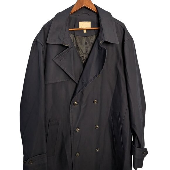 Banana Republic Heritage Collection XXL Navy Water Repellent Officer Coat Winter - Picture 12 of 16